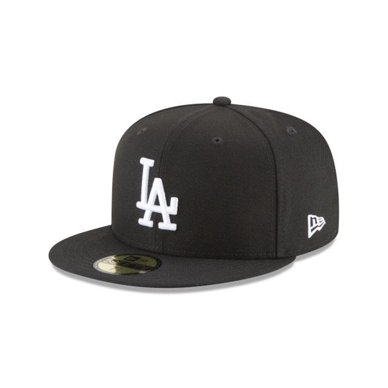 MLB Los Angeles Dodgers Basic 59Fifty Fitted (TTD9941) - Black New Era Caps